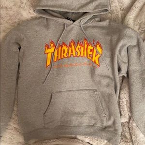 Grey thrasher hoodie